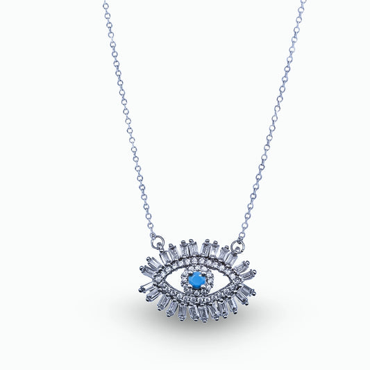 Title Product vendor  Dainty Blue Evil Eye Pendant Necklace