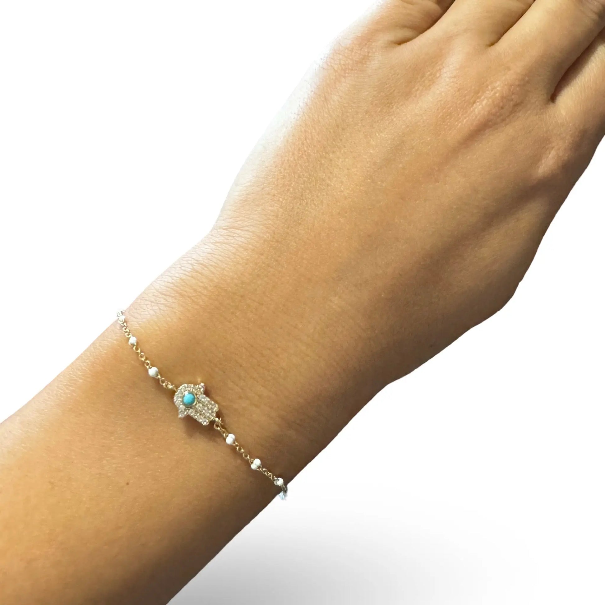 Hamsa Hand Bracelet Maktub.wearitbecomeit