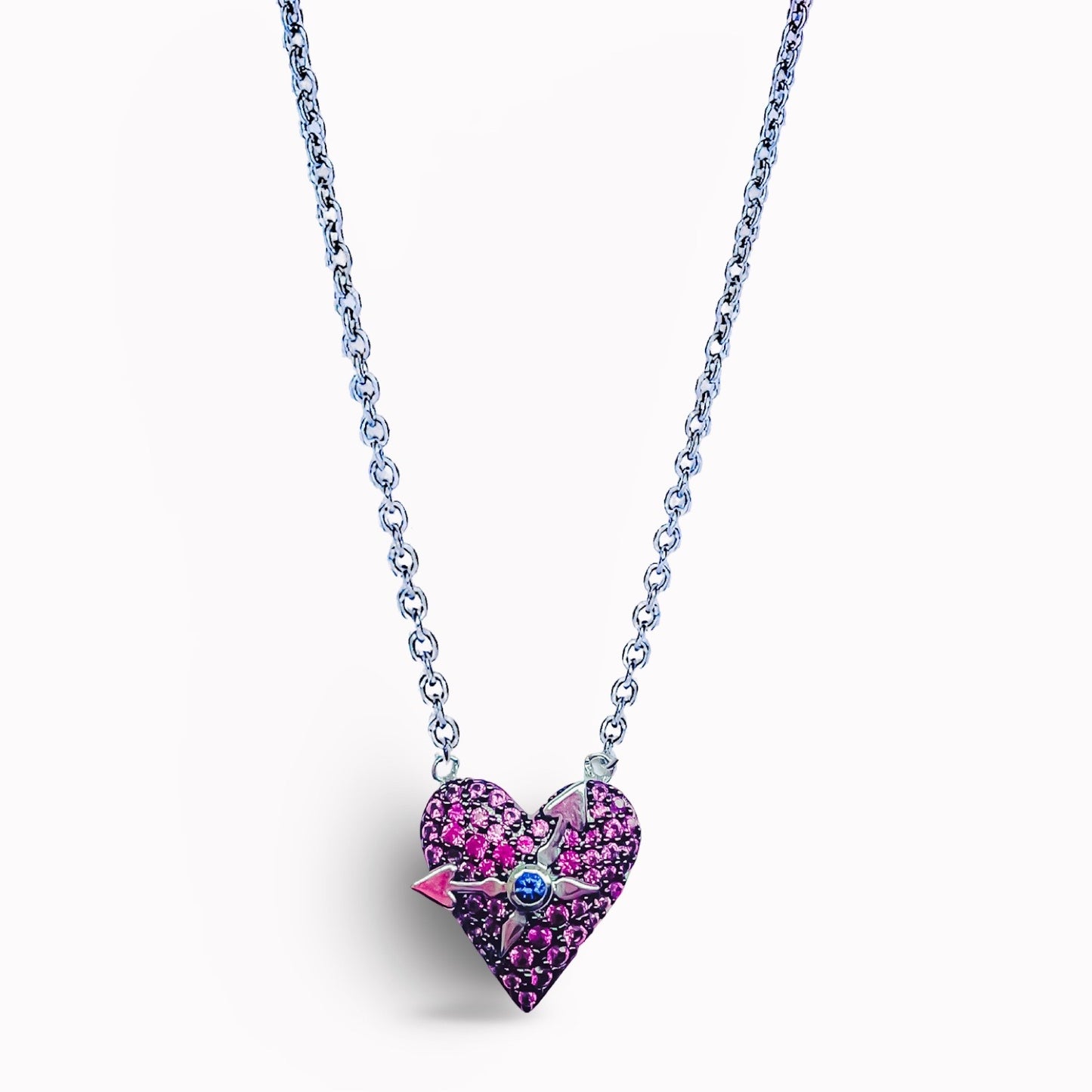 TimeLess Heart Silver Necklace