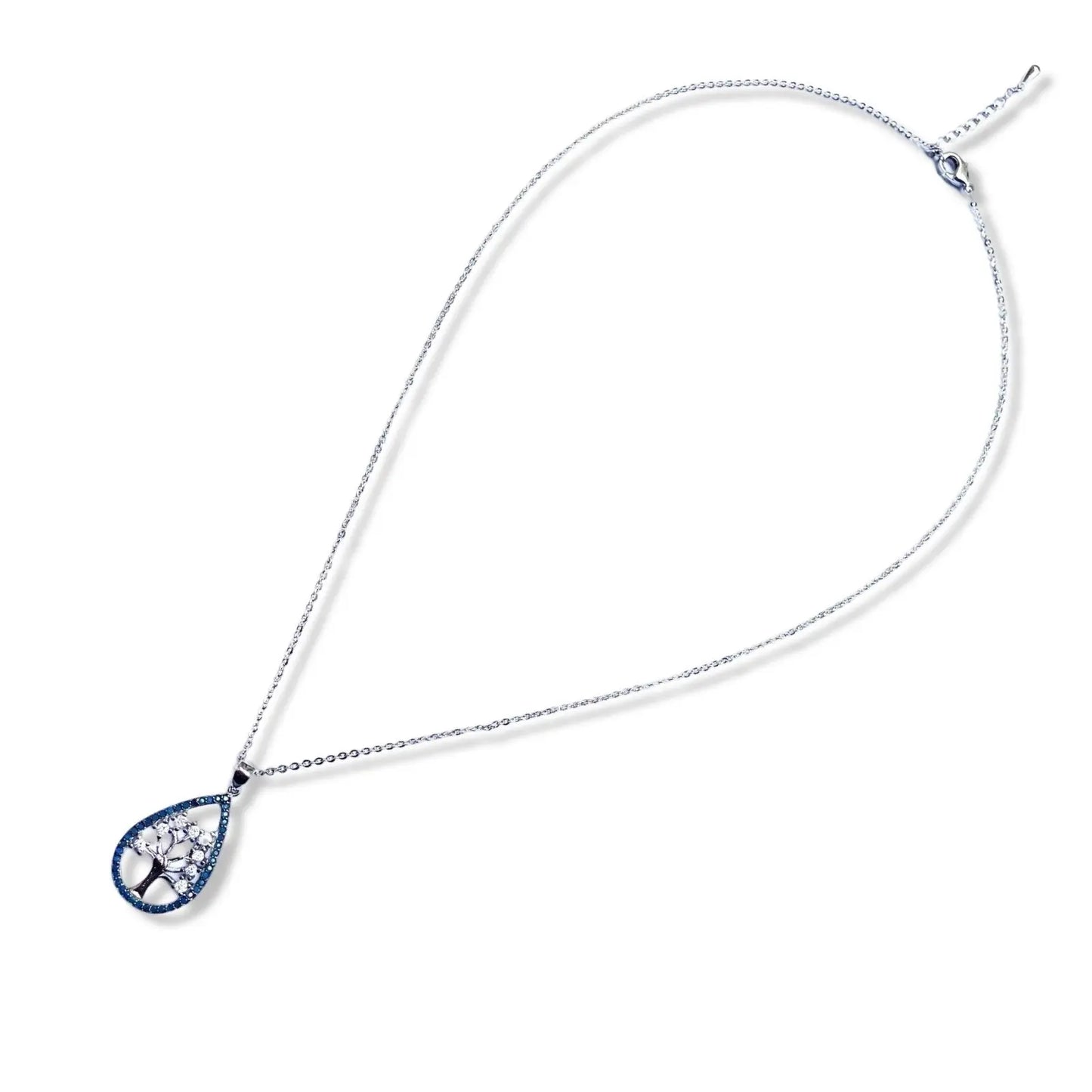 Tear of Life Silver Necklace Maktub.wearitbecomeit